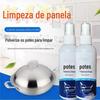 Fundo de panela removedor de sujeira preta óleo de panela de cozinha limpador de manchas de panela de ferro removedor de ferrugem artefato de descontaminação de aço inoxidável
