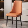 Cadeiras de jantar estilo nórdico, bancos de restaurante italianos de luxo leve com encostos, cadeiras de mesa de jantar, cadeiras para hotel e restaurante com encostos