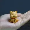Souvenir de Navidad Talla en Madera de Ciprés Llavero Colgante Navideño Productos de Madera del Zodiaco de Dibujos Animados Dragón, Serpiente y Año del Caballo