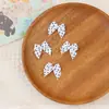 Cinta de poliéster con estampado de lunares por ambos lados y lazos, accesorios para ropa de niños, zapatos y calcetines, mini lazos, lazos de lunares