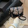 Bolsa de Axila de Nicho para Mulheres, Grande Capacidade, Nova Coleção Primavera 2025, de Nicho, Estampa de Leopardo, Retro, Simples, Pequena Quadrada