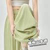 Pantalones de Pierna Ancha de Seda Helada Transfronterizos para Mujer Verano Delgados 2025 Nuevos Algodón Arrugado Hielo Casual Estilo Zen Drapeados Pantalones Yamamoto