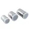 Tarro de Acero Inoxidable con Malla para Condimentos con Tapa, Elegante Recipiente para Café, Barril para Polvos de Barbacoa, Tarro para Pimienta con Rejillas, Botella para Condimentos