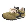 Zapatillas de Entrenamiento Alemanas Rojas Retro para Mujer Otoño 2026 Nuevas Versátiles Zapatos Forrest Gump Zapatos Deportivos Casuales Suela Suave Ligera Zapatos de Tabla