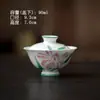 Juego de té pintado a mano, funda de liquidación, cuenco, taza de té, tetera, taza maestra, taza de degustación de té, taza de feria, tarro de té, posavasos, juego de té de kung fu