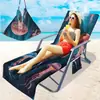Capa de Cadeira de Praia Exclusiva Transfronteiriça Capa de Cadeira de Praia de Microfibra Bolsa Impressão Digital 3D Série Marinha A partir de Uma Peça