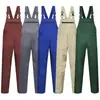 Macacão de Algodão Japonês Retro Tendência Hip-Hop Cáqui Unissex Dança de Rua Solto Estilo Bf Perna Reta Roupa de Trabalho Calça Casual