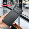 Para Xiaomi Mix Fold4 Capa de Celular em Couro Artístico Retro com Cera de Abelha Pulseira de Pulso Suporte Capa Resistente a Quedas