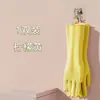 Luvas de Lavar Louça Femininas para Limpeza da Cozinha, Espessadas, Forradas com Fleece, Duráveis, para Lavar Louça e Roupas, Luvas de Borracha Impermeáveis para Casa