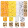 Caixa de Conjunto de Contas de Argila Macia com 24 Compartimentos Transfronteiriça 6mm Contas de Argila Macia Acessórios Kit de Material DIY Feito à Mão para Enfiamento de Contas Contas Soltas
