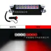 Luz intermitente de bloque frontal rojo y azul para coche con 8 LED, ventosa, pala, luz estroboscópica para abrir canal, luz de advertencia para cristal de bloque trasero