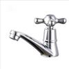 Grifo de lavabo de exportación transfronterizo 4 puntos frío único apertura rápida grifo de lavabo de baño