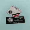 Aplicable a Pegatina para Coche Mercedes-Benz Clase C Clase E GLC GLA GLB Pegatina Decorativa de Metal Marcador de Coche AMG Placa de Nombre BRABUS Marcador de Aluminio