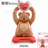Globo de Peluche con Base Grande en Forma de Corazón para Propuesta, Confesión, Decoración de San Valentín, Globo de Papel de Aluminio