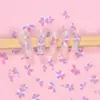 Novo Adesivo para Nail Art Estéreo 5D Em relevo Borboleta Flor Renda Laço Rosa Adesivo de Unha de Alta Qualidade
