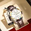 Reloj de Negocios para Hombre Marca Suiza Nuevo Modelo Reloj de Cuarzo Resistente al Agua Correa de Cuero Transmisión en Vivo Dropshipping