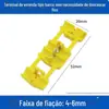 Clip divisor de fios sem emenda fivela paralela de carro conector de lâmpada conexão de fio terminal sem decapagem