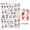 Cross-border New Nail Art Stickers ins Rose Cupid Eros Love Lips Valentine's Day Series Back Adhesive Stickers