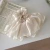 Saia de fio pêndulo ~ anel de cabelo de tripas grossas branco super fada feminino francês de alta qualidade acessório de cabelo versátil corda de cabelo grande para cabelo