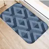 Alfombrilla de Suelo con Grano de Madera Felpudo Patrón de Suelo Geométrico Alfombrilla de Cocina