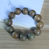 Pulseira Masculina de Sândalo Verde de Círculo Único, Contas de Sândalo Estilo Étnico, Contas de Pérola, Pulseira Cultural