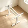 Marco de escritorio eléctrico de altura ajustable con doble motor, directo de fábrica, para estudio en casa y escritorio de computadora