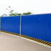 Construção de Cercas de Aço Colorido, Cercas de Grama, Cercas Verdes Municipais de Chapa de Ferro, Guarda-Corpo de Isolamento de Estrada Anti-Colisão para Uso Externo