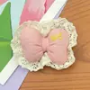 Algodón Relleno Lazo Corazón de Niña Encaje Adorno Accesorios diy Bolsa Ropa Pasador Decoración Accesorios Mayoreo