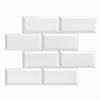 Azulejo de pared de tablero de aluminio y plástico autoadhesivo 3D, bricolaje, ligero, de lujo, arte cepillado, azulejo de pared tridimensional, fondo impermeable para pared de interior