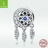 Yiziy S925 accesorios de plata de ley collar personalizado colgante accesorios de pulsera atrapasueños SCC718