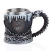 Fábrica Fornecimento direto presente direito jogo água Copo bar criativo 3D tridimensional escultura pintada vidro de cerveja neve derretendo Copa