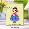 Productos Culturales y Creativos de Jilin Yanyi: Imanes de Nevera Magnéticos con Texto Metálico, Regalos de Atracción Turística, Souvenirs de Tendencia Nacional al por Mayor