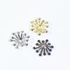 Atacado 12 flor de diamante flor coração suporte de flor adequado para fazer roupas chinesas antigas cocar vintage