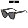 Nuevas Gafas de Sol Cuadradas Personalizadas Estilo Urbano con Pedrería, Moda al Aire Libre Europea y Americana de Moda, Protección Solar para Ciclismo, Gafas de Sol Transfronterizas