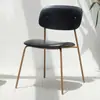 Sillón nórdico moderno y sencillo, silla de comedor colgante, silla de escritorio, silla de comedor de paquete suave para restaurante, silla para el hogar, silla de arte de hierro