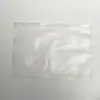 Bolsa com zíper de PVC A5A6 para folhas soltas, bolsa fosca para armazenamento de documentos, bolsa com zíper para cartões, bolsa transparente à prova d'água para documentos