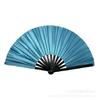 Ventoinha de dez polegadas osso 33cm bambu laser kung fu ventilador PVC ventilador atacado tai chi ventilador artesanato