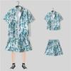 Traje de playa hawaiano para vacaciones, holgado, de talla grande, para hombre, de marca de moda, camisa de manga corta, conjunto informal de dos piezas
