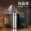 Suministro directo de fábrica de taza térmica de titanio puro de alta calidad, taza de cristal de titanio con compartimento para té, taza de burbujas, taza de agua de moda para coche para hombres y mujeres
