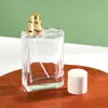 Frasco de Perfume Transparente Espesso com Tampa de Encaixe 50ml Frasco Borrifador de Fragrância Tipo Pressão Portátil Frasco de Cosméticos para Maquiagem