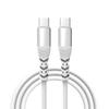 Cable de datos de carga rápida PD60W tipo C para Huawei Samsung Apple 15 20V3A línea de carga rápida de silicona