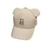 Gorro de Bebé Primavera y Otoño Orejas de Oso Moda Gorra de Béisbol para Niños Gorra para Niñas Gorra con Visera Solar Infantil Moderna