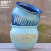Vaso de Flor Carnudo Pequeno Defeito Panela Quente Panela Cogumelo Cerâmica Diâmetro Grande Simples Planta Verde Ébano Antigo Pilha Vaso de Cerâmica de Penhasco