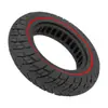 Neumático sólido todoterreno Ulip10 * 2.5 con línea roja interior de panal (adecuado para ranura de tarjeta de 34 a 37 mm) accesorios para patineta eléctrica