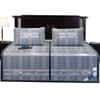 Tapete de Bambú de Verano 2025 Nuevo Modelo Dormitorio de Estudiante Individual Tapete de Paja Hogar Doble Cara Invierno y Verano Doble Uso Plegable