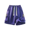 Pantalones Cortos de Trabajo para Hombre al por Mayor Pantalones de Color Sólido para Hombre Verano 2025 Estilo Americano Pantalones Casuales Marca de Moda Pantalones Cortos de Cinco Puntos al por Mayor