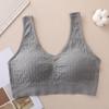 Roupa íntima de costas bonitas para meninas novas e cheinhas, top cropped com U profundo nas costas, top de tubo para seios, alça com argolas esportivas, sutiã de tamanho grande para mulheres