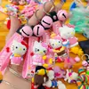 Péndulo de Juguete de Moda de Dibujos Animados Demon Slayer Muñeca Anime Llavero Campana de Metal de Color Caramelo Regalo Transfronterizo
