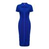 Vestido Novo Europeu e Americano para Mulheres Amazon Estação Independente Temu Vestido Longo Elegante de Cor Pura para Mulheres