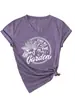 Encuéntrame en el jardín Amazon eBay sitio independiente camiseta casual y elegante de mujer con cuello en V y manga corta